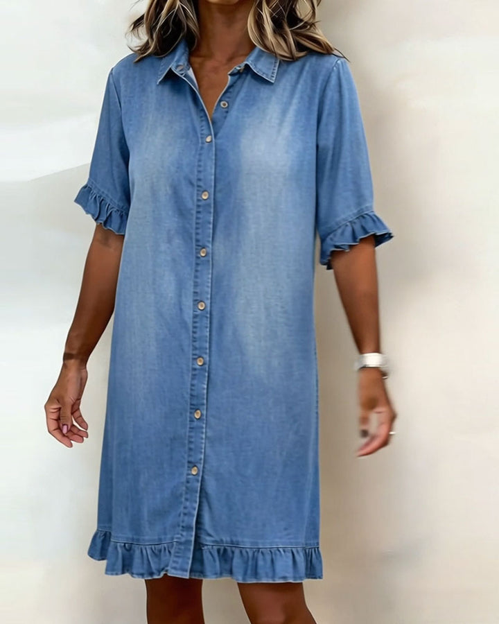 Lina | Comfortable denim dress