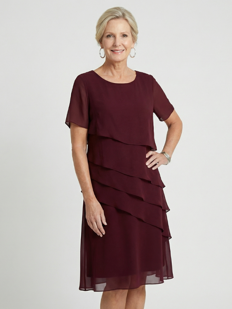 Orson | Knee-Length Dress with Soft Lines
