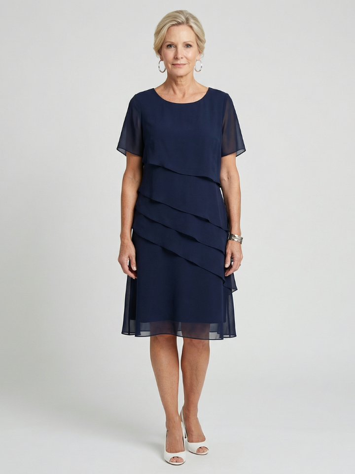 Orson | Knee-Length Dress with Soft Lines