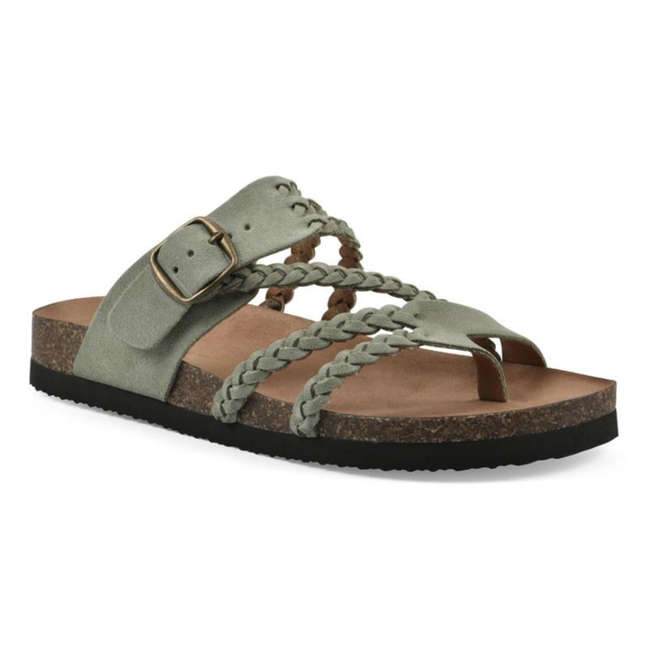 Hayleigh Sandals — Woven Cork