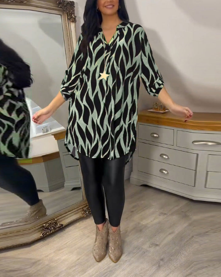 ALEXANDRA | Women Printed Loose-Fit Top