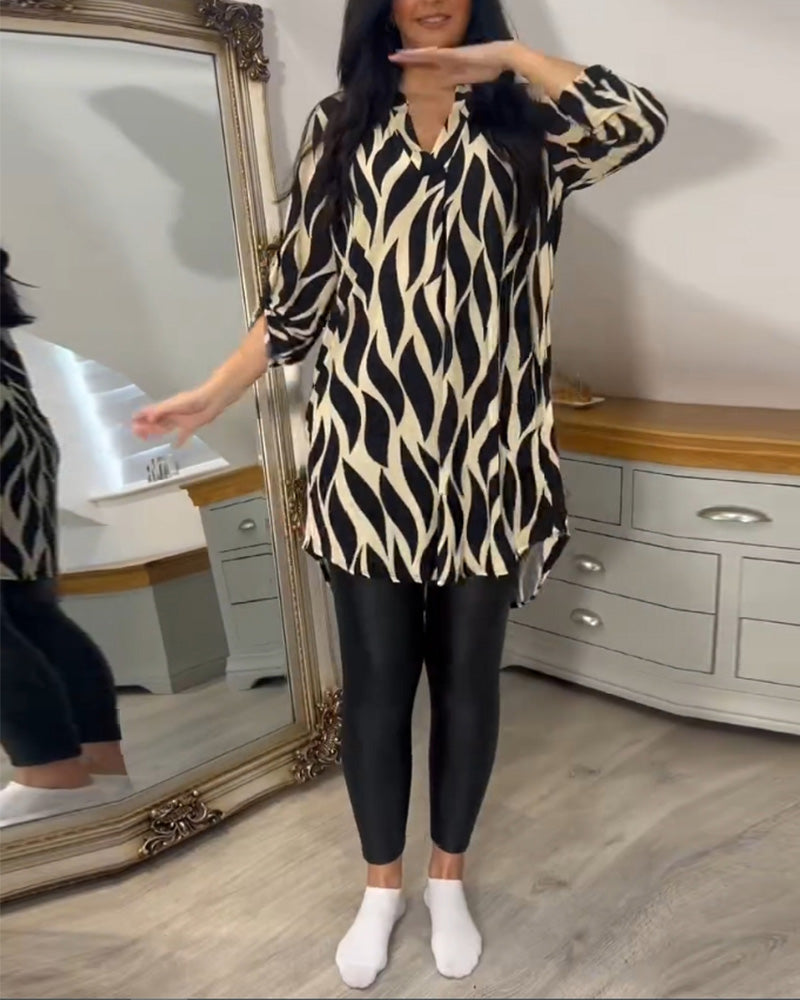 ALEXANDRA | Women Printed Loose-Fit Top
