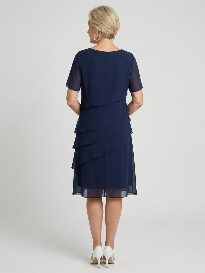Orson | Knee-Length Dress with Soft Lines