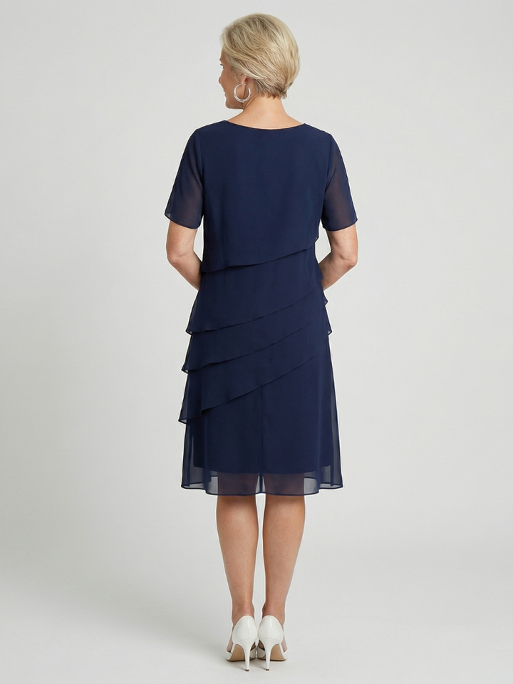 Orson | Knee-Length Dress with Soft Lines
