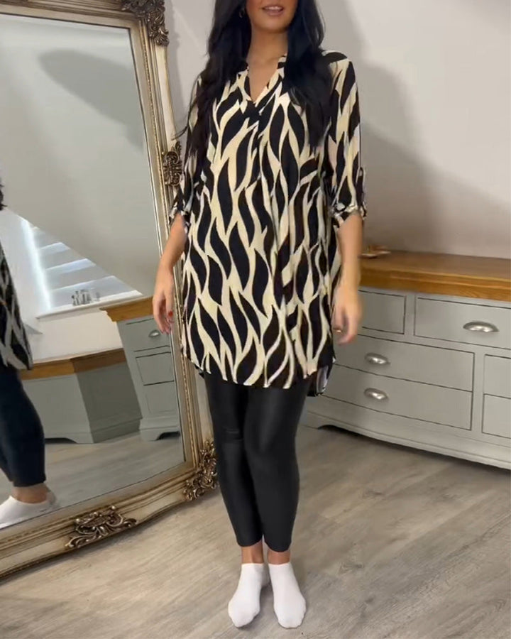 ALEXANDRA | Women Printed Loose-Fit Top