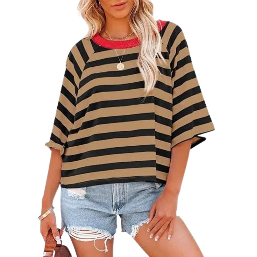 MAOSIE | Trendy Loose Fit Summer Crewneck Top