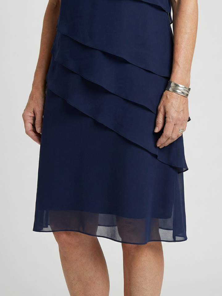 Orson | Knee-Length Dress with Soft Lines