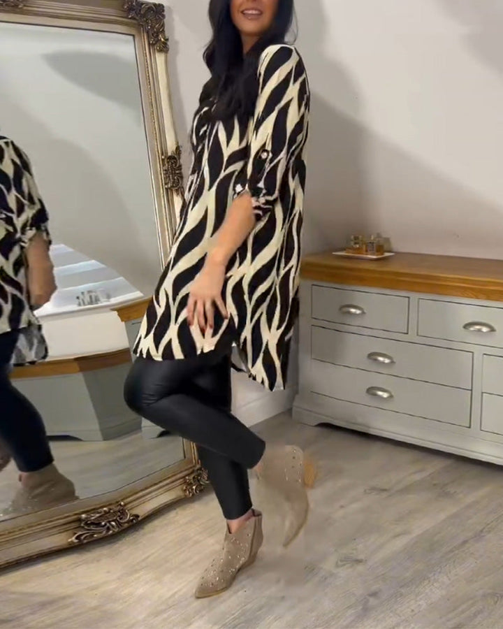 ALEXANDRA | Women Printed Loose-Fit Top