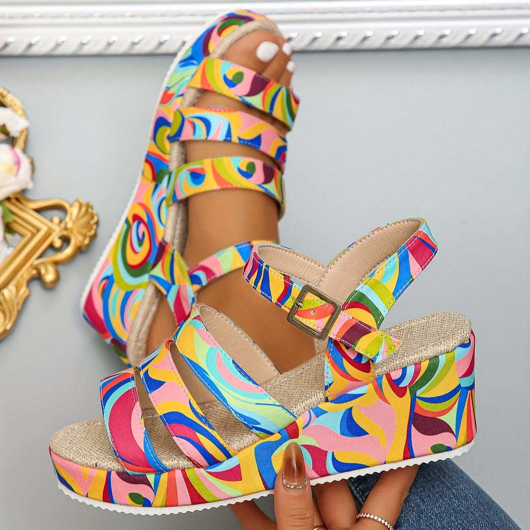Selora | Ankle Strap Platform Sandals