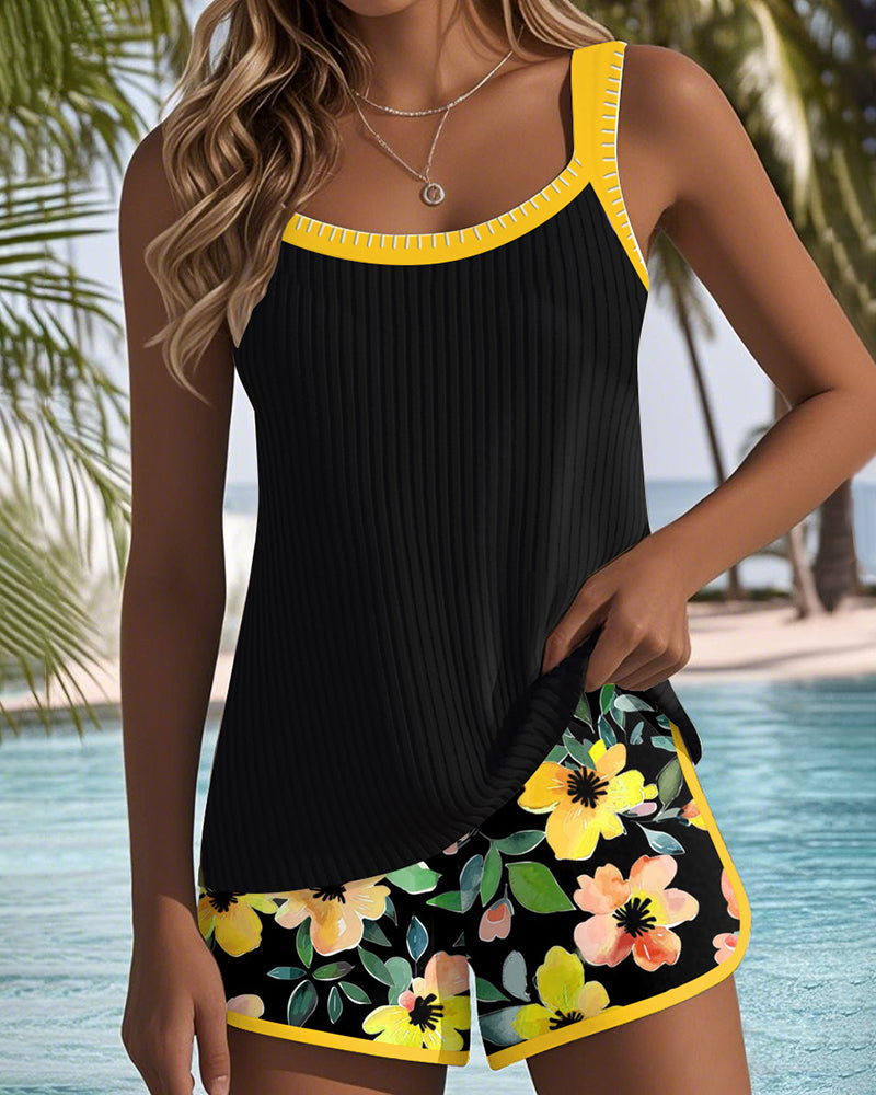 Matilda | Two-Piece Tankini Beach Pants