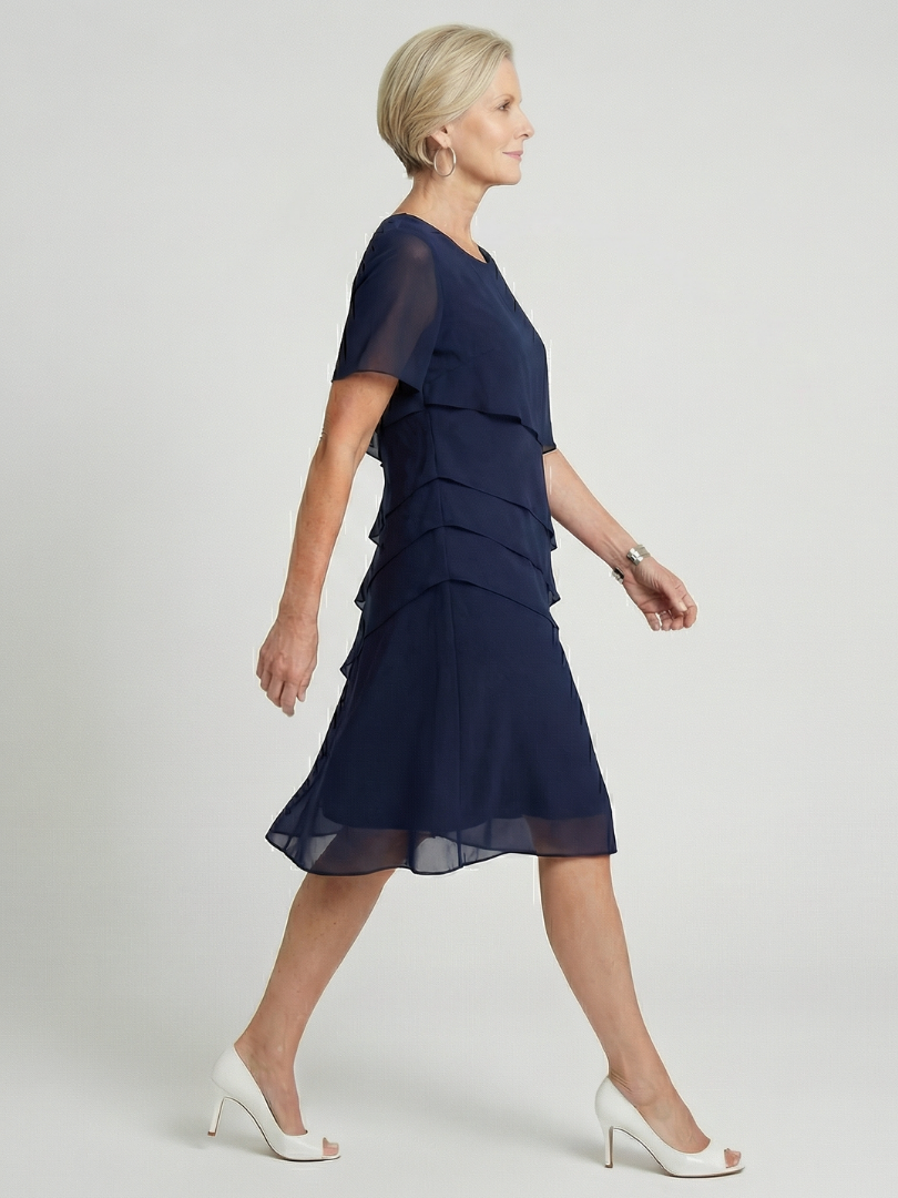 Orson | Knee-Length Dress with Soft Lines