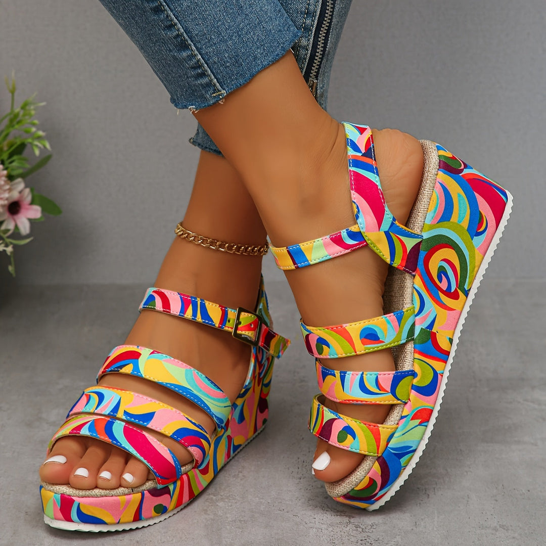 Selora | Ankle Strap Platform Sandals