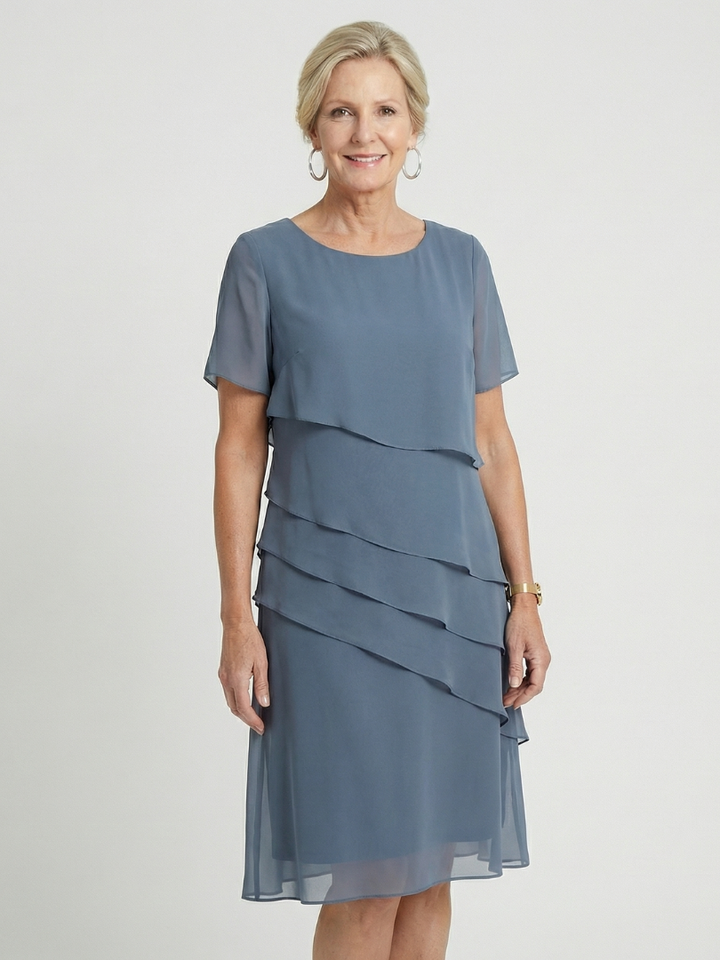 Orson | Knee-Length Dress with Soft Lines