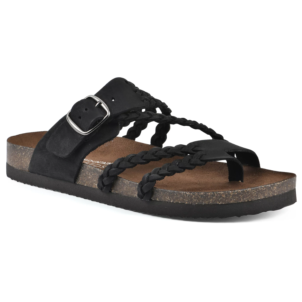 Hayleigh Sandals — Woven Cork