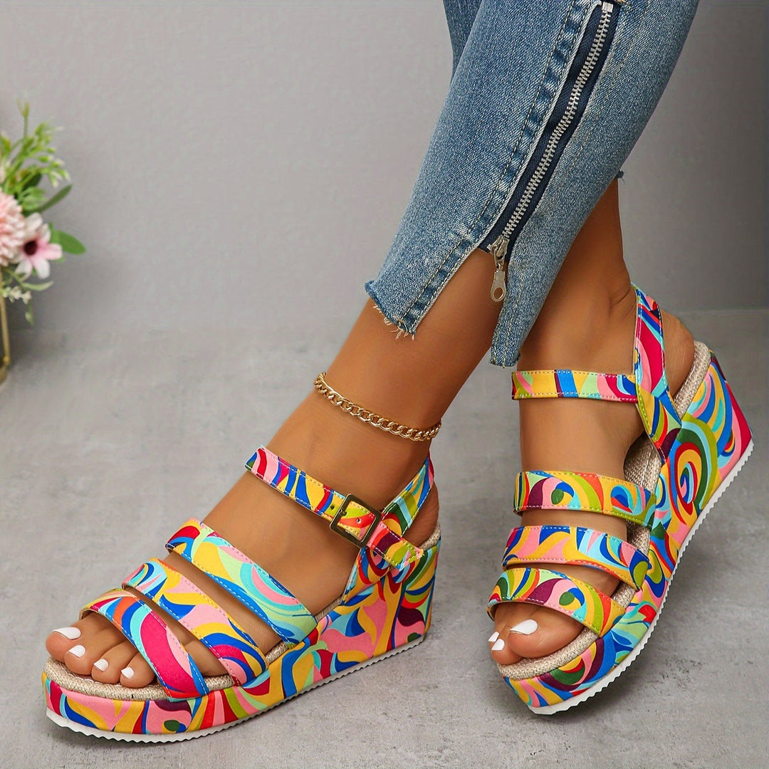 Selora | Ankle Strap Platform Sandals