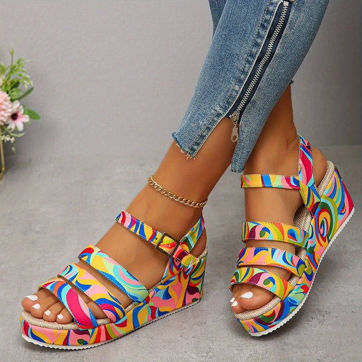 Selora | Ankle Strap Platform Sandals
