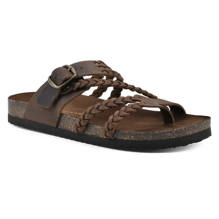 Hayleigh Sandals — Woven Cork
