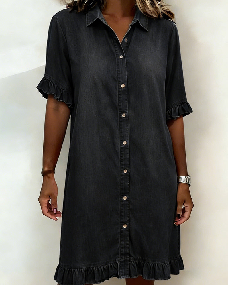 Lina | Comfortable denim dress