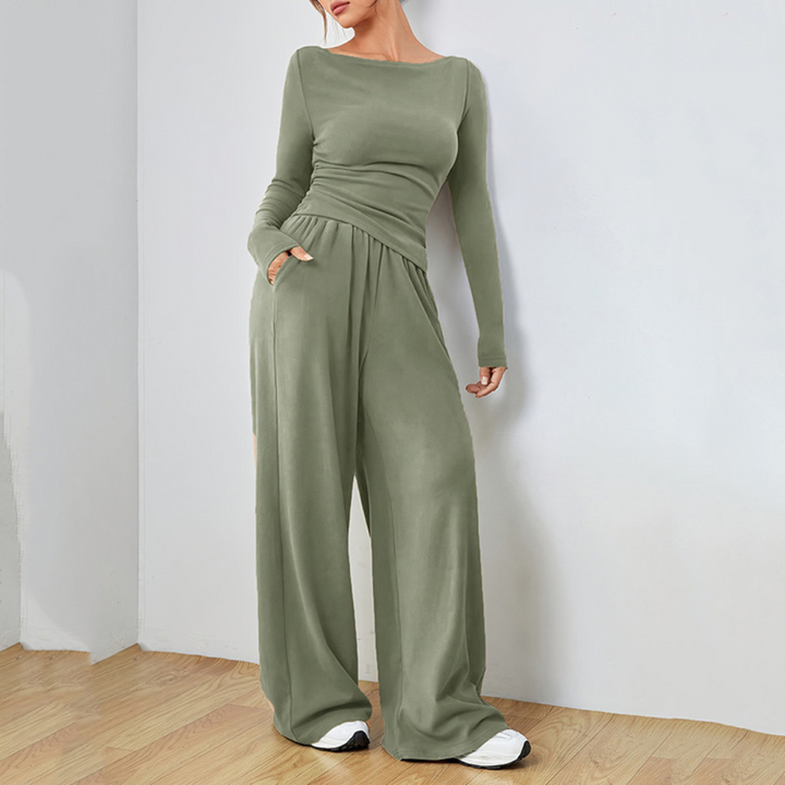 Abigail | Elegant Cozy Set | Relaxed-Fit Top and Trousers