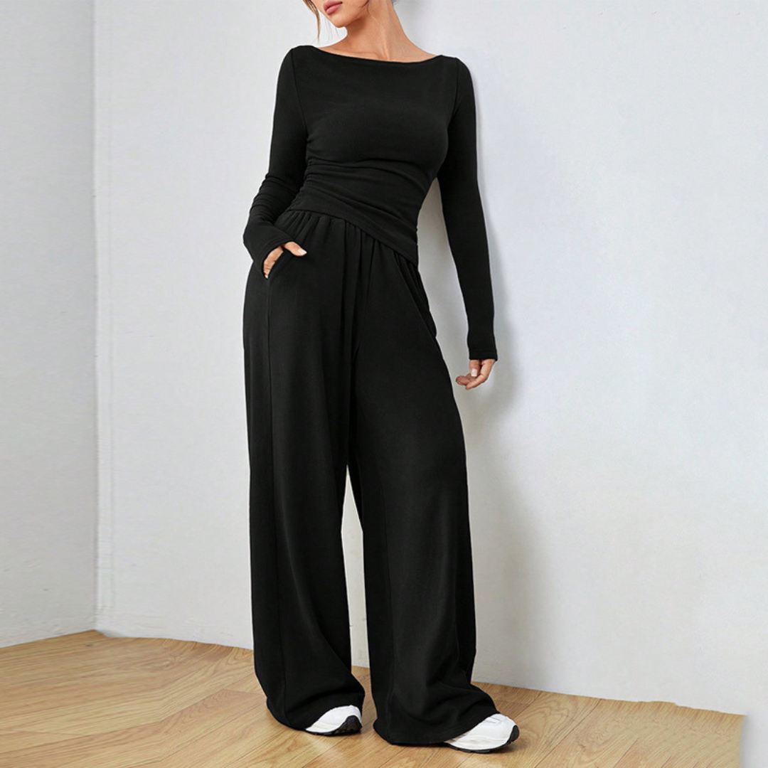 Abigail | Elegant Cozy Set | Relaxed-Fit Top and Trousers