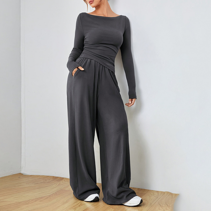 Abigail | Elegant Cozy Set | Relaxed-Fit Top and Trousers
