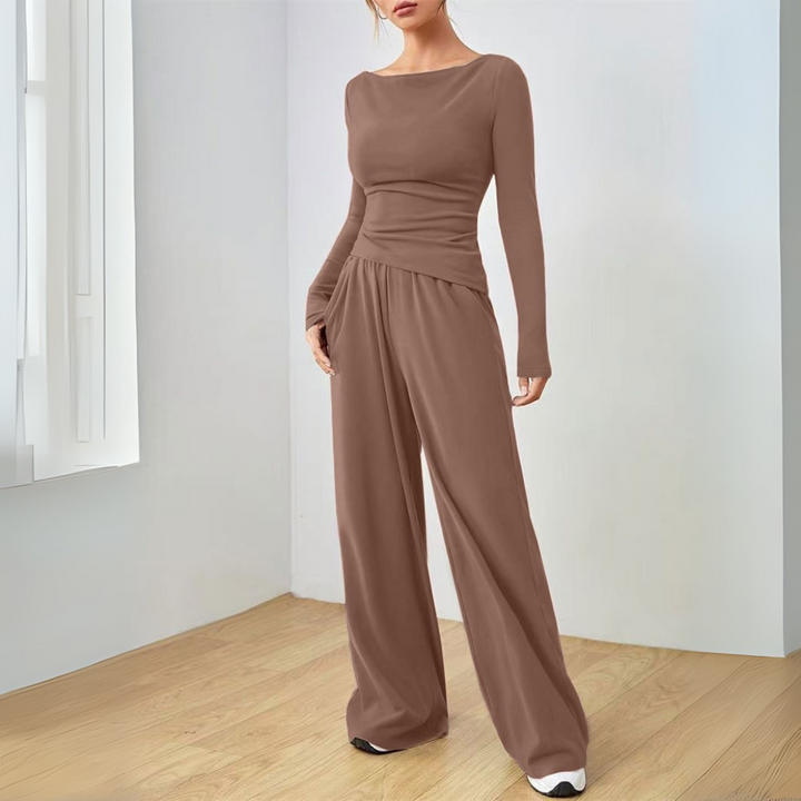 Abigail | Elegant Cozy Set | Relaxed-Fit Top and Trousers