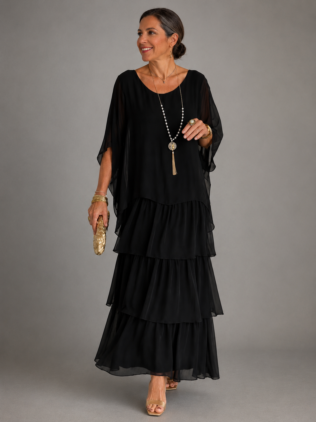 Lara | Elegant Fluid Maxi Dress