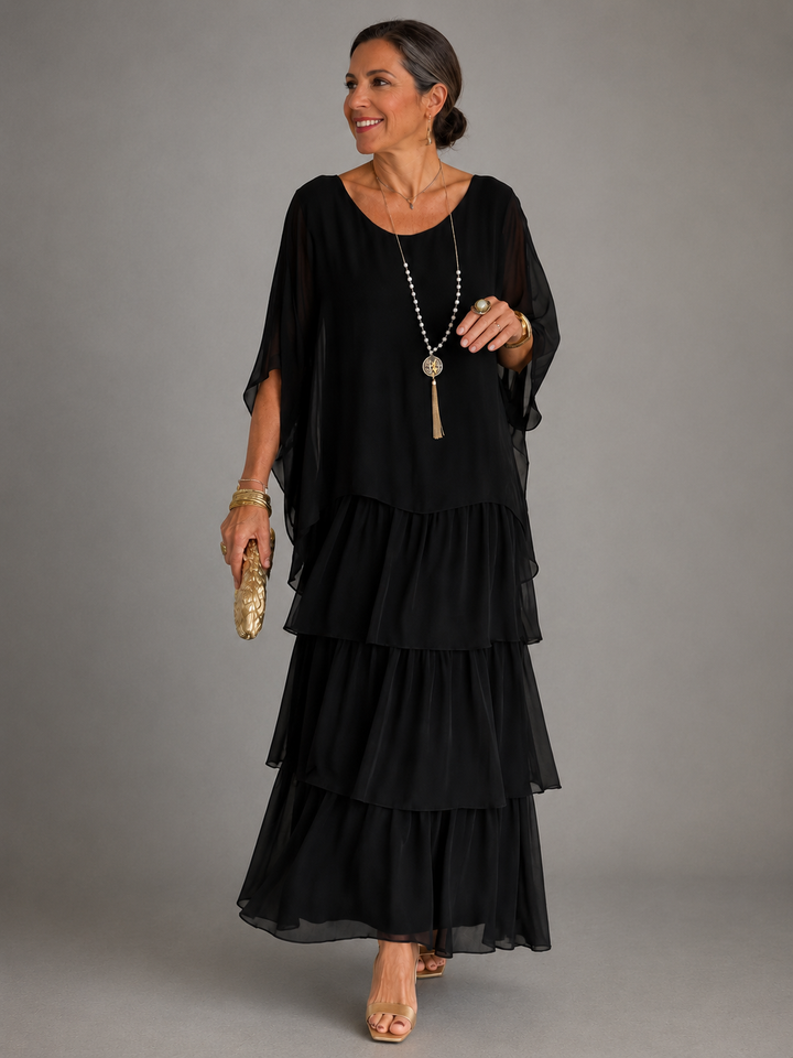 Lara | Elegant Fluid Maxi Dress