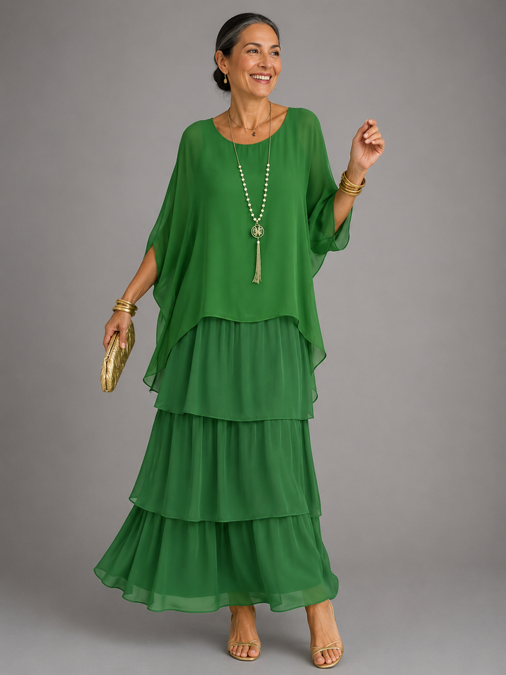 Lara | Elegant Fluid Maxi Dress