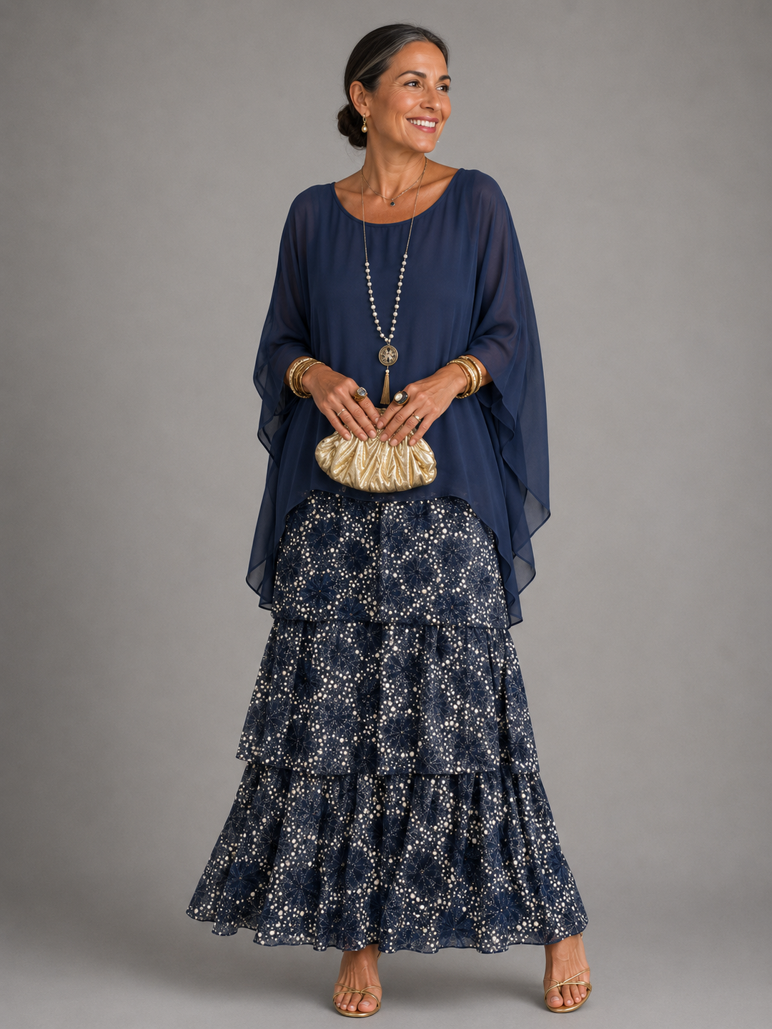 Lara | Elegant Fluid Maxi Dress