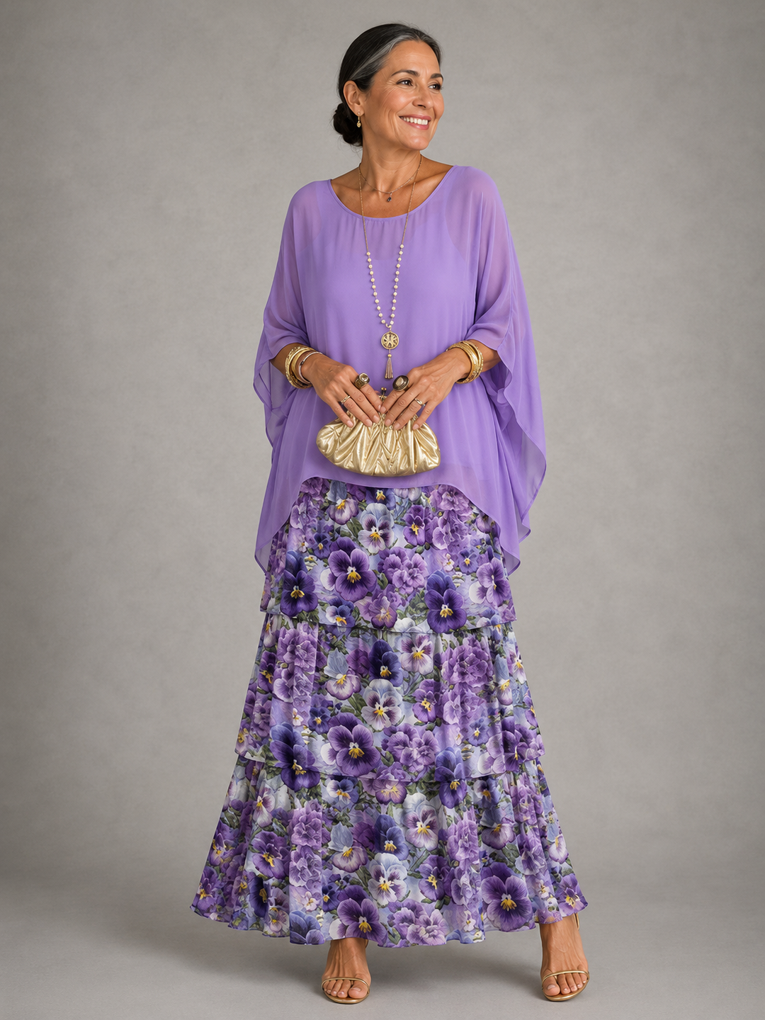 Lara | Elegant Fluid Maxi Dress