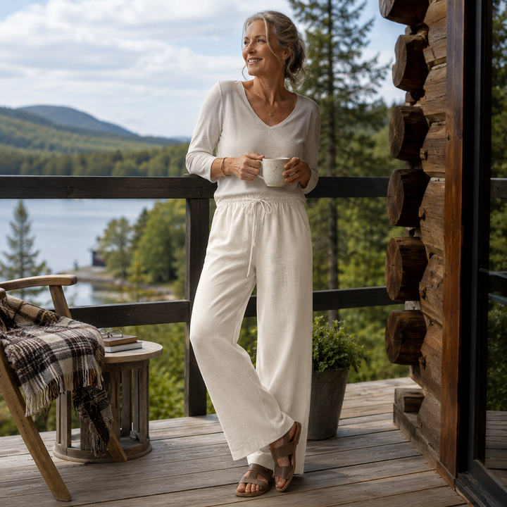 Camille | Comfortable Linen Pants