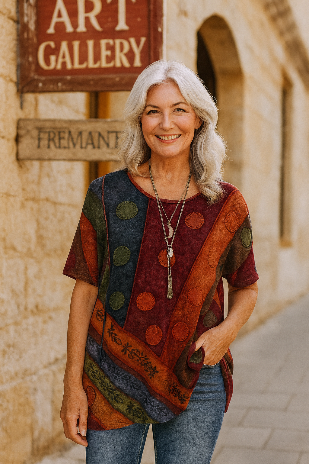 Calla | Artistic top - fluid and naturally flattering