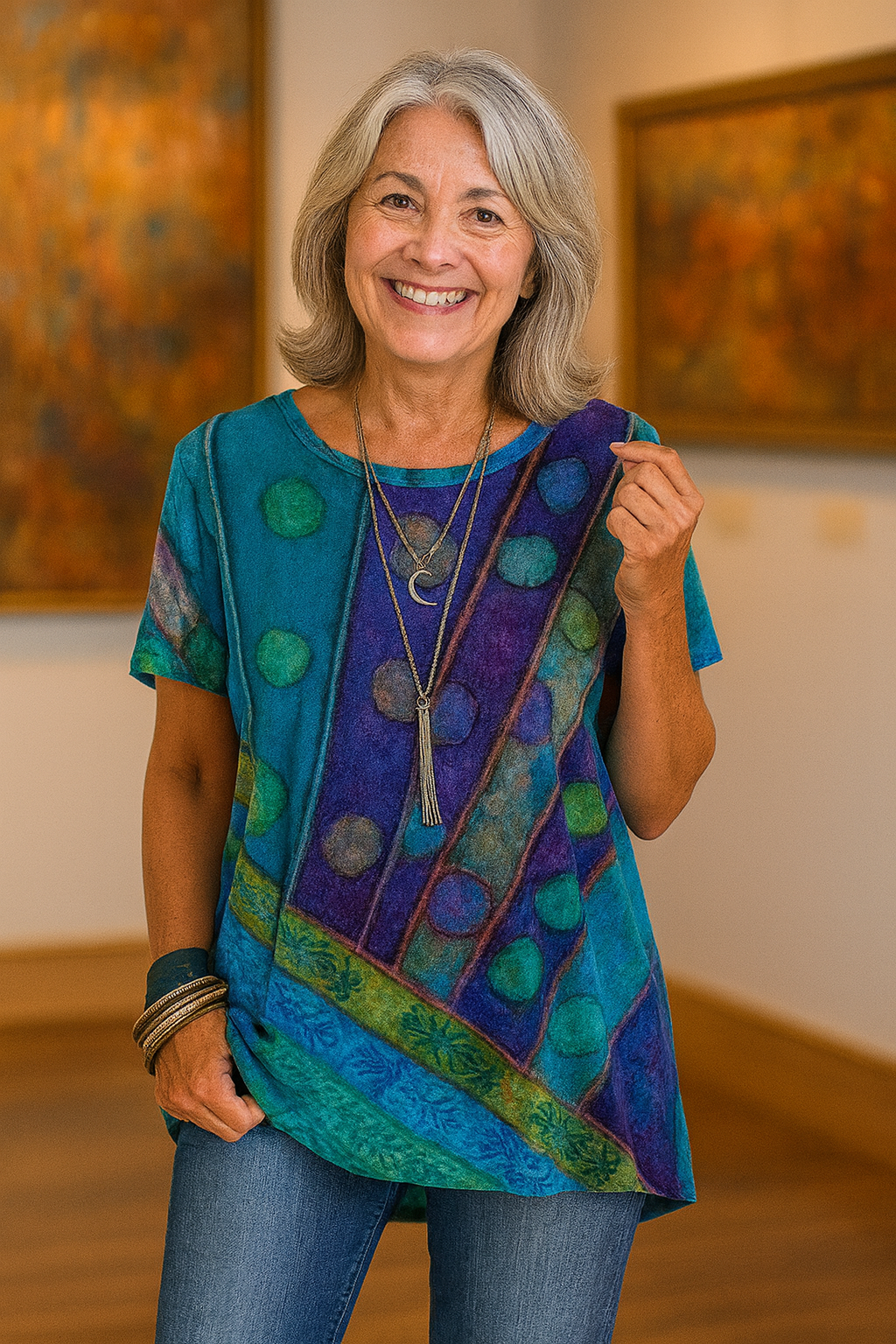 Calla | Artistic top - fluid and naturally flattering