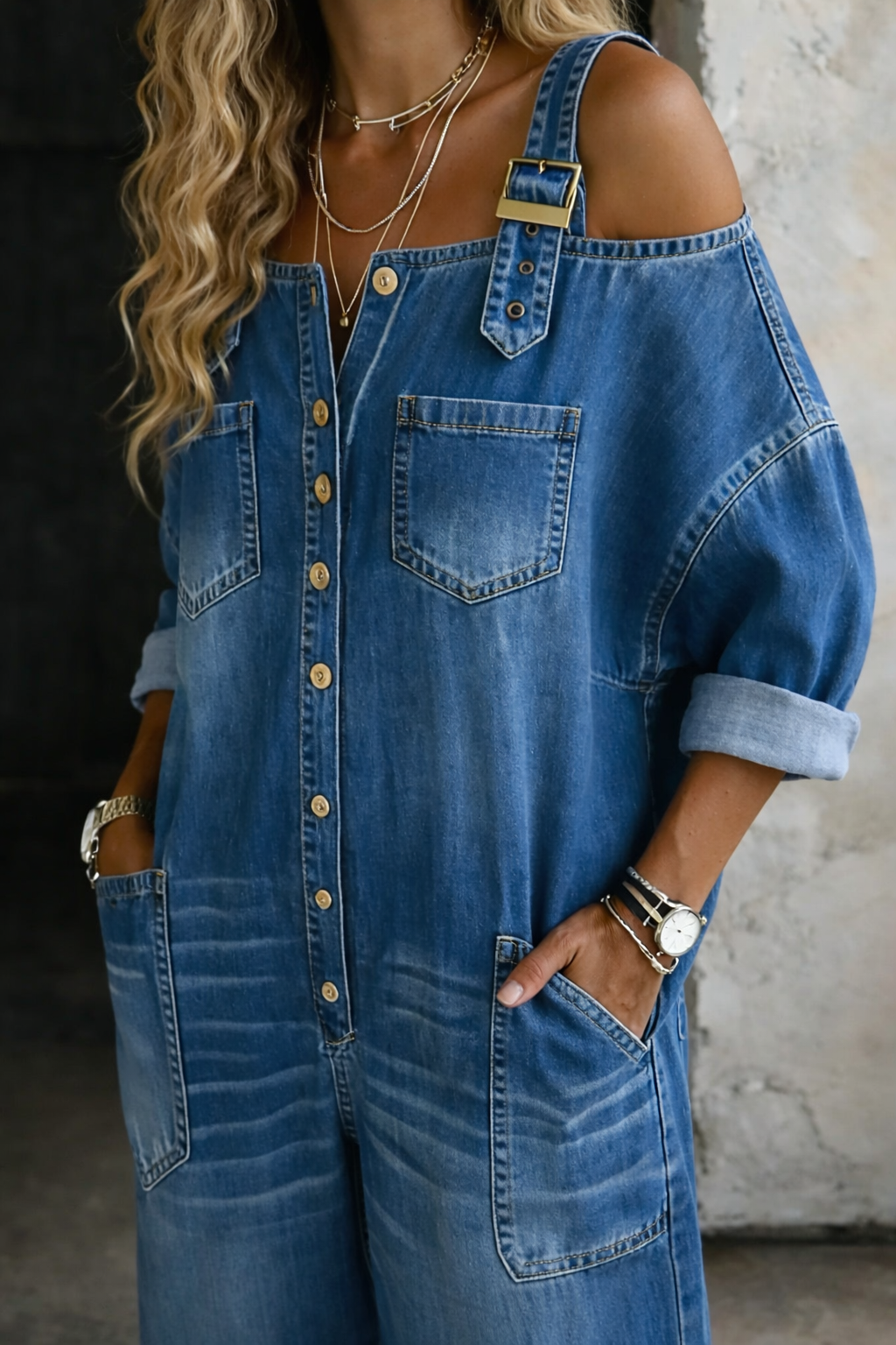 Sophia | Denim Jumpsuit