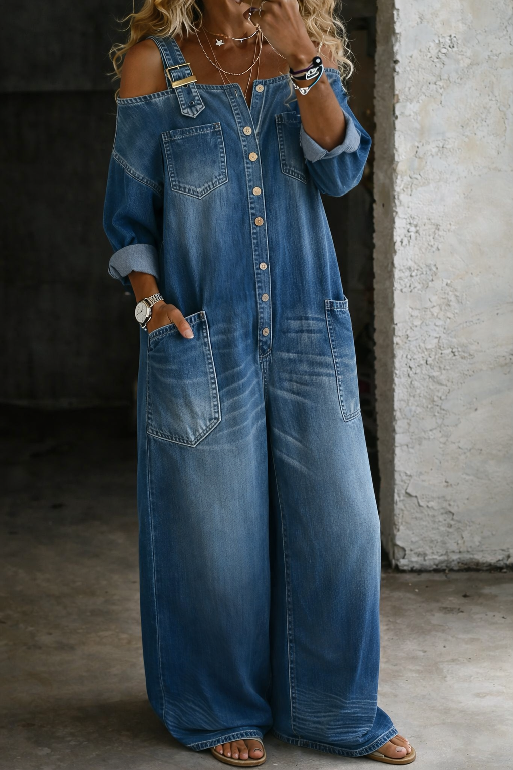 Sophia | Denim Jumpsuit