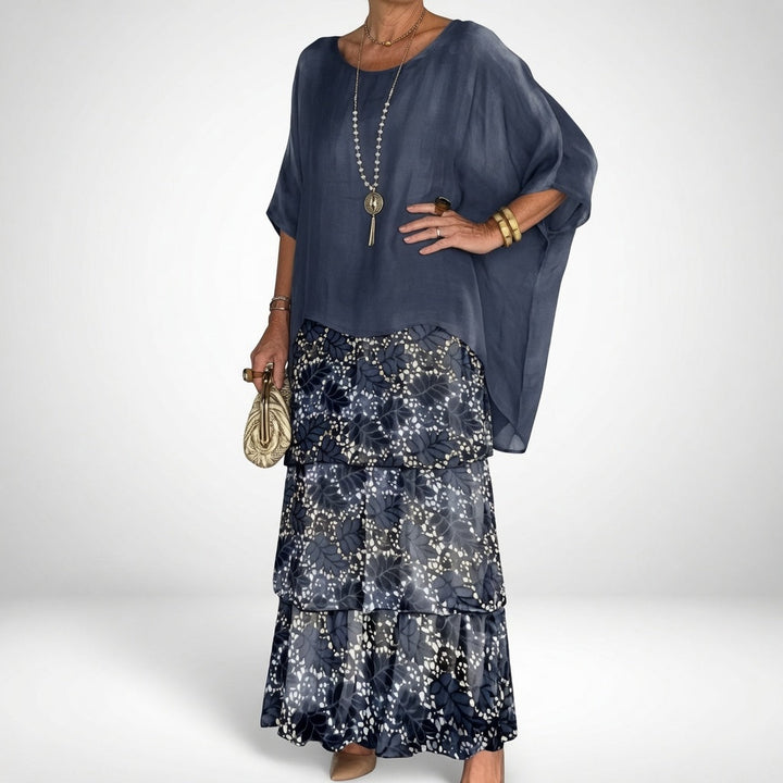 Émeline™ — Bohemian Ruffled Maxi Dress