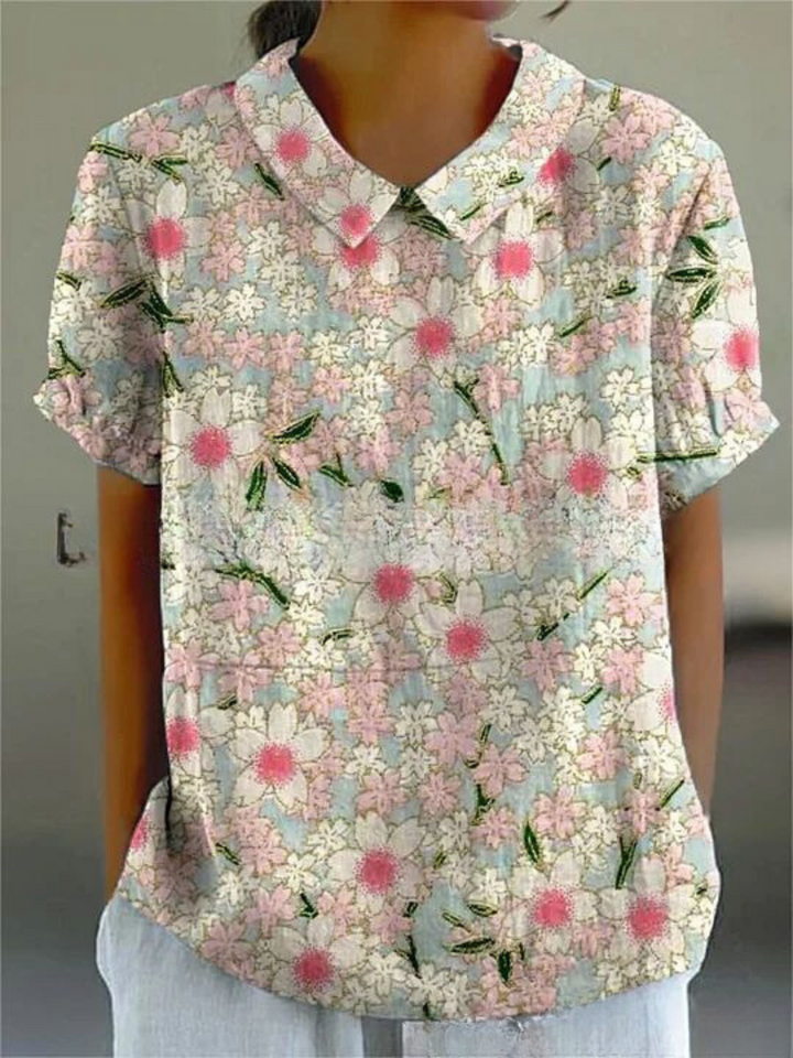 MARLENE | Women Vintage Print Shirt
