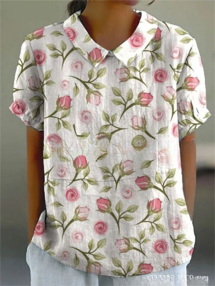 MARLENE | Women Vintage Print Shirt