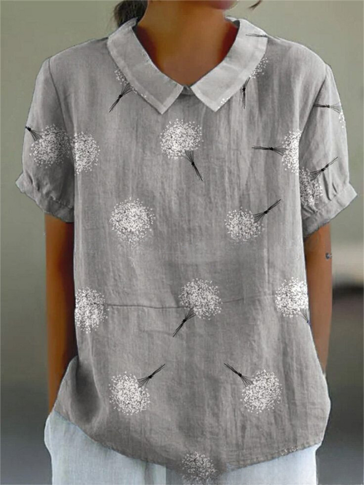 MARLENE | Women Vintage Print Shirt