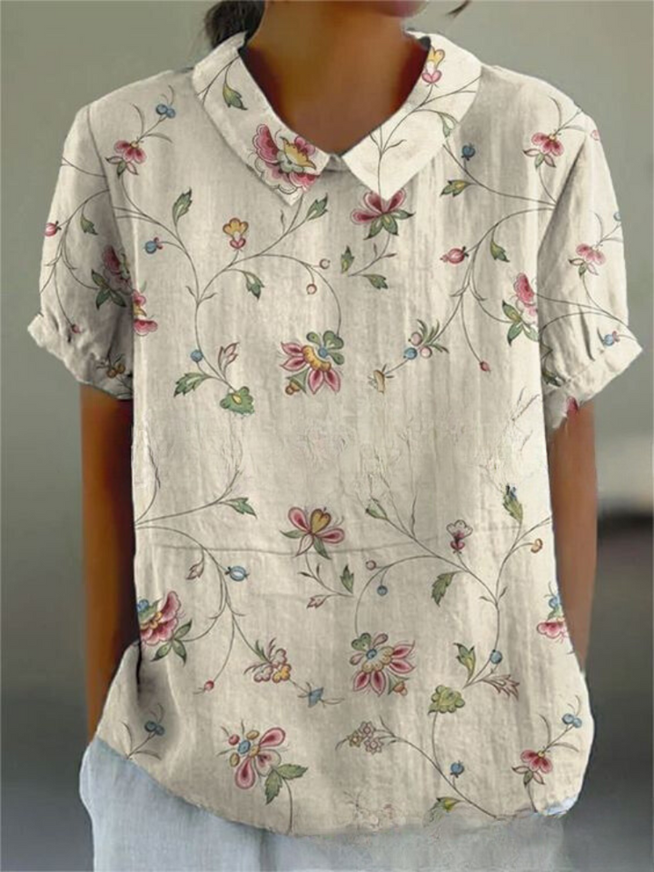 MARLENE | Women Vintage Print Shirt