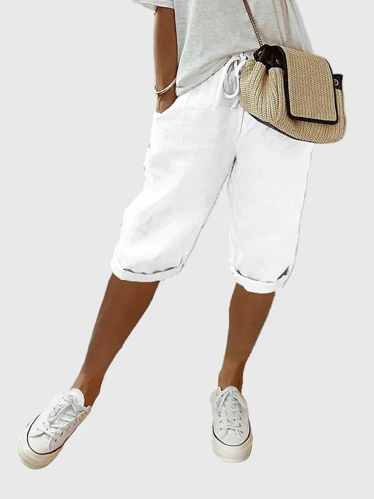 Grace | Lightweight Cotton and Linen Shorts