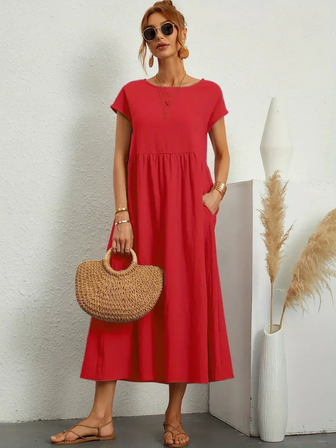Seraphina | Effortless Elegance Cotton Dress