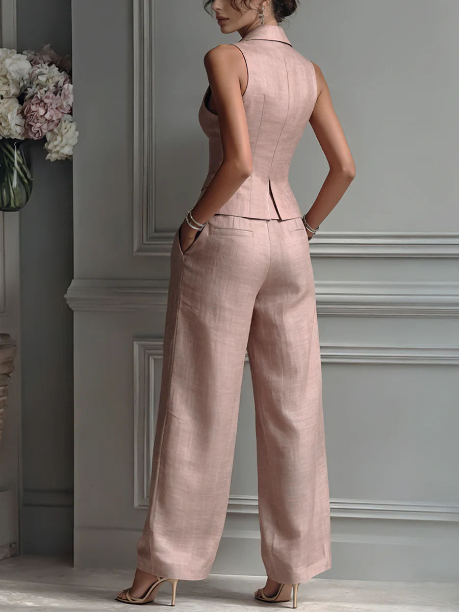 Nova | Two-Piece Set with V-Neck and Buttons