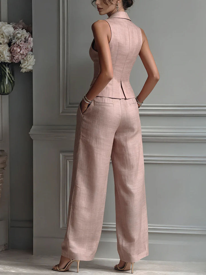 Nova | Two-Piece Set with V-Neck and Buttons