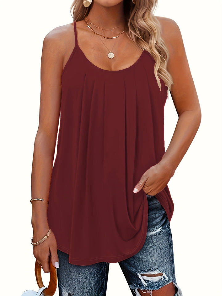 MILA | Women Lightweight Spaghetti Strap Fit Summer Top