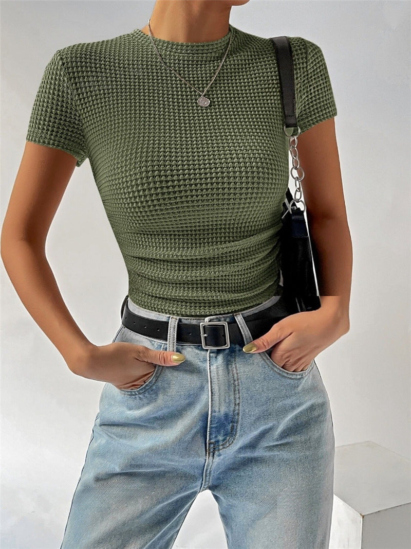 NAOMIE | Women Sleek Slim-Fit Tee
