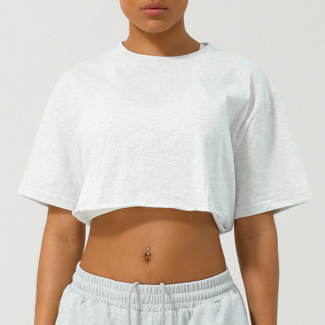 CASSIA | Women Relaxed Fit Crop Tee