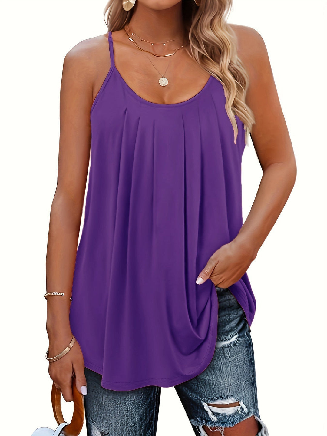 MILA | Women Lightweight Spaghetti Strap Fit Summer Top
