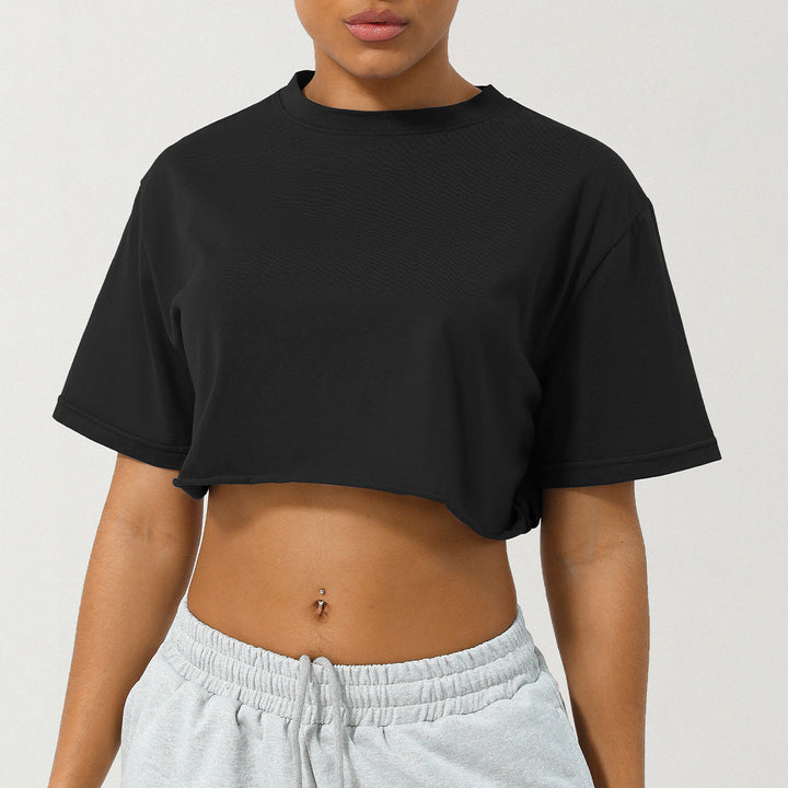 CASSIA | Women Relaxed Fit Crop Tee